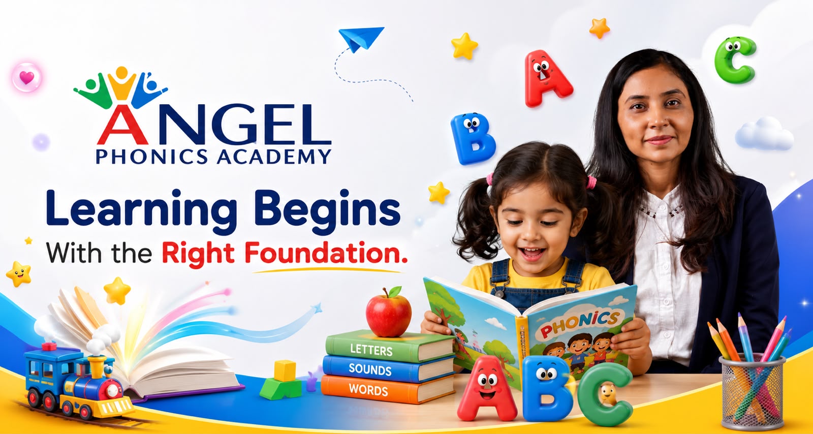 📚 Build strong English skills through Phonics, Grammar, Speaking & Writing.