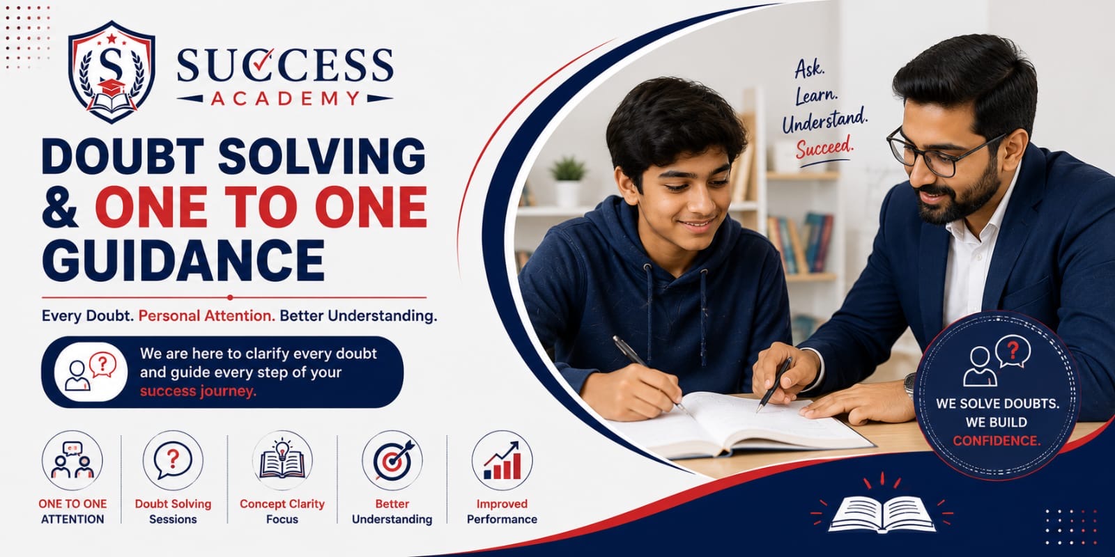 Doubt Solving & One-to-One Guidance